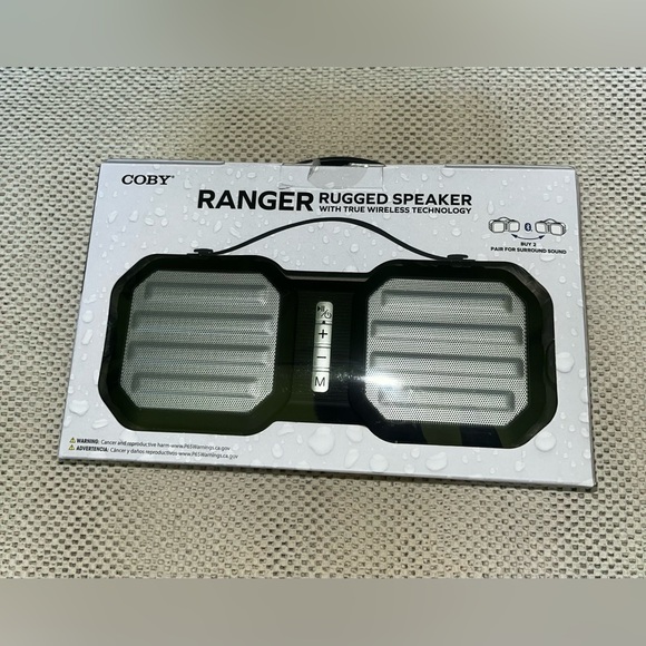 Coby Ranger Rugged Speaker
Model, Splashproof, Bluetooth, Music & Call Control. - Picture 2 of 5